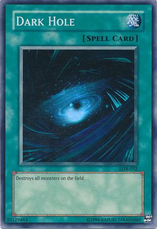 Dark Hole (Spell) [LOB-052] Super Rare | Gear Gaming Fayetteville