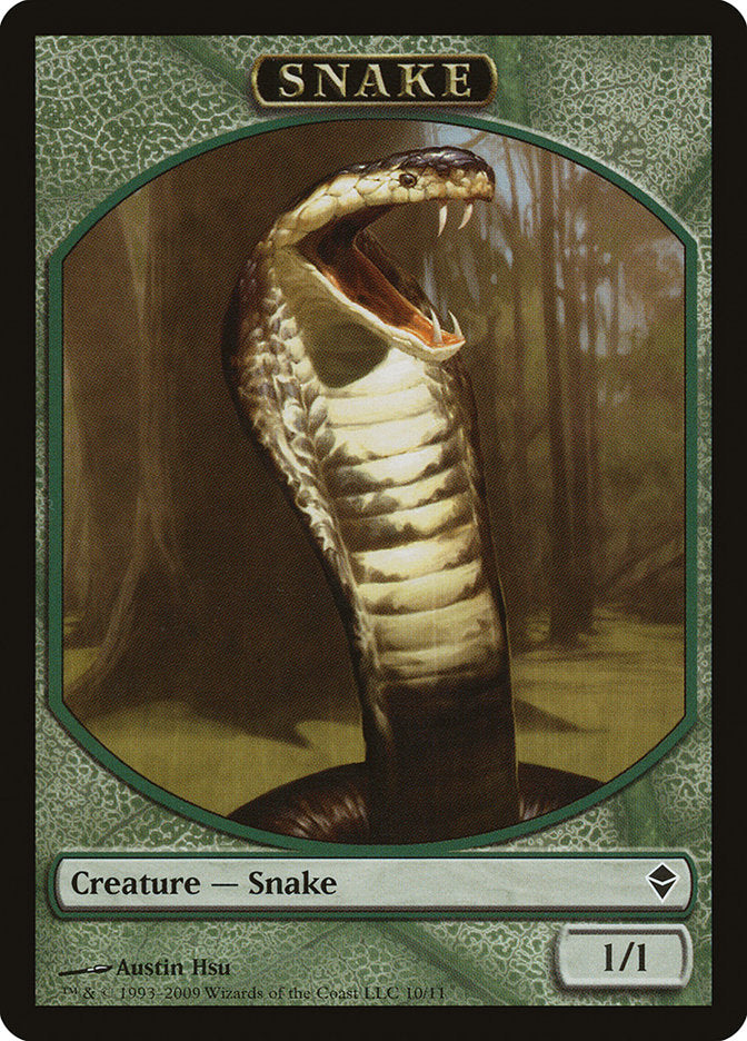 Snake Token [Zendikar Tokens] | Gear Gaming Fayetteville