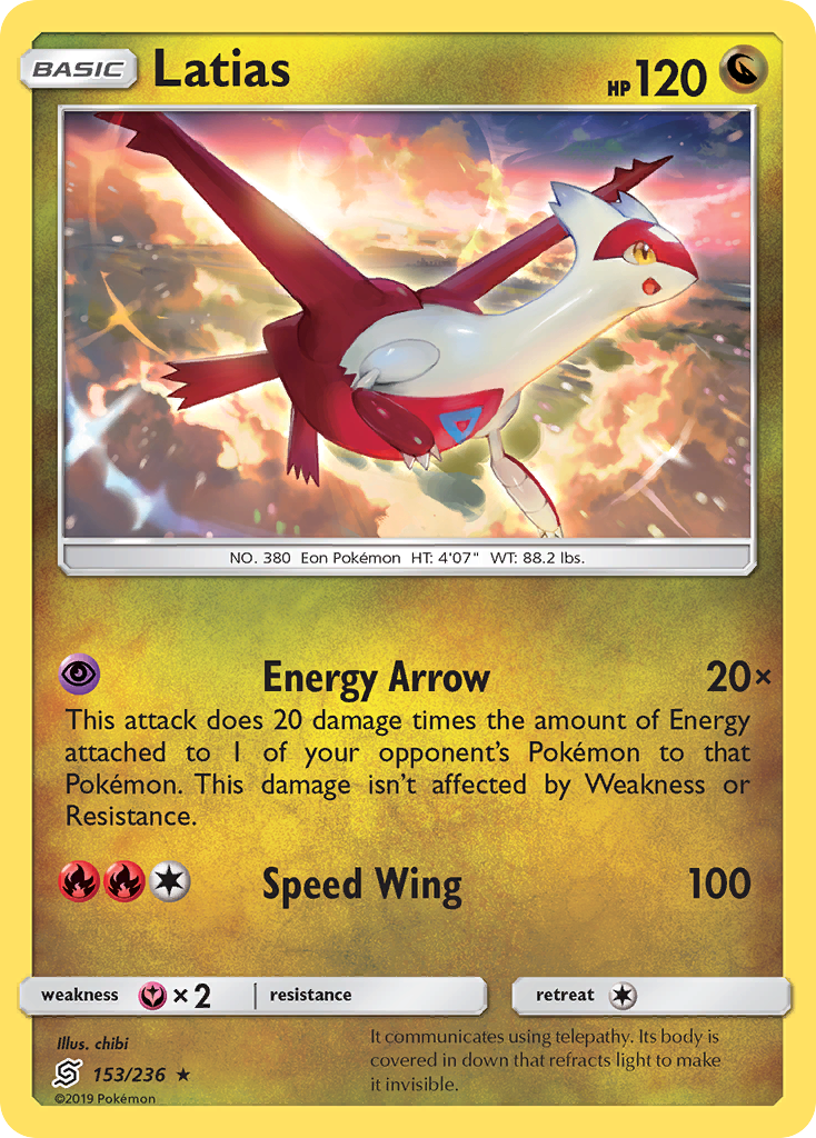 Latias (153/236) [Sun & Moon: Unified Minds] | Gear Gaming Fayetteville