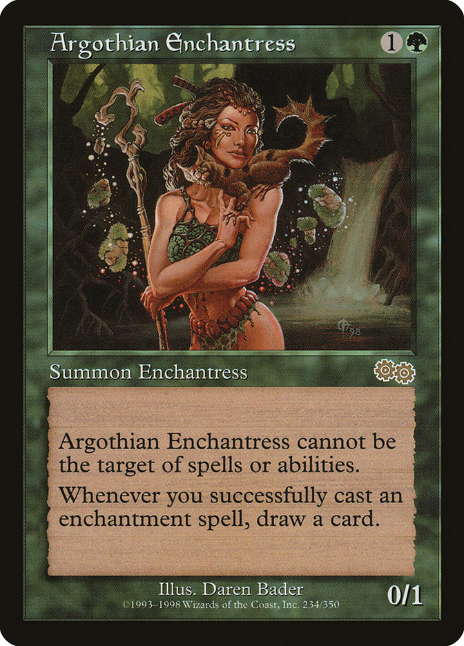 Argothian Enchantress [Urza's Saga] | Gear Gaming Fayetteville