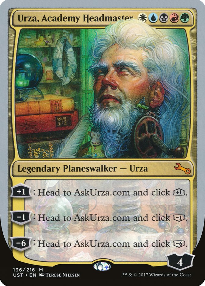 Urza, Academy Headmaster [Unstable] | Gear Gaming Fayetteville