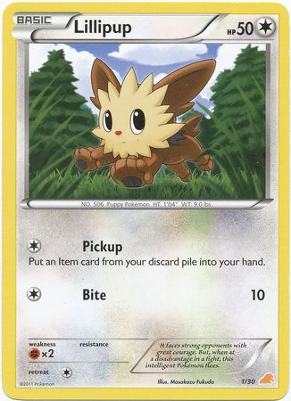 Lillipup (1/30) [Black & White: Trainer Kit - Excadrill] | Gear Gaming Fayetteville