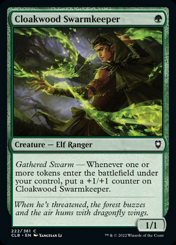 Cloakwood Swarmkeeper [Commander Legends: Battle for Baldur's Gate] | Gear Gaming Fayetteville