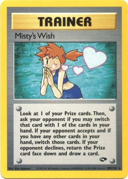 Misty's Wish (108/132) [Gym Challenge Unlimited] | Gear Gaming Fayetteville