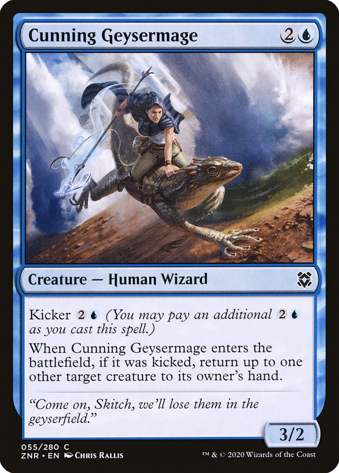 Cunning Geysermage [Zendikar Rising] | Gear Gaming Fayetteville