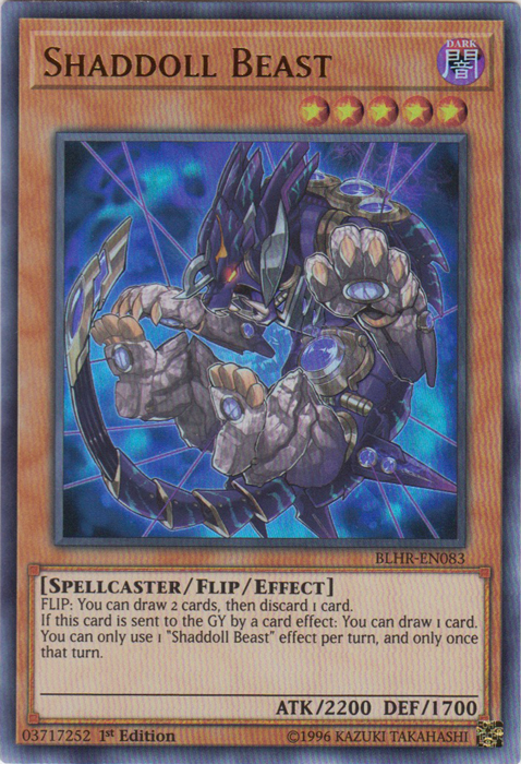 Shaddoll Beast [BLHR-EN083] Ultra Rare | Gear Gaming Fayetteville