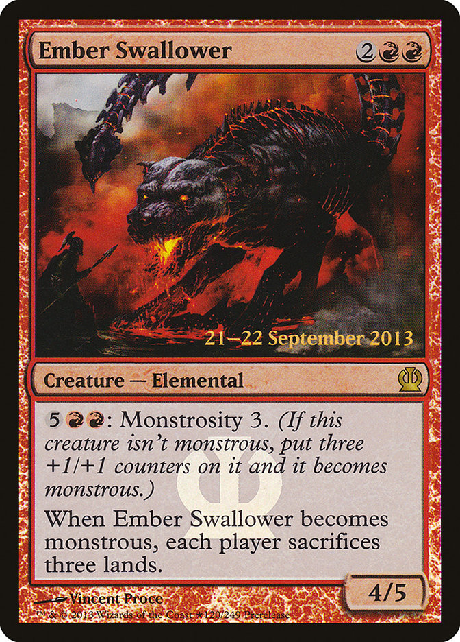 Ember Swallower [Theros Prerelease Promos] | Gear Gaming Fayetteville