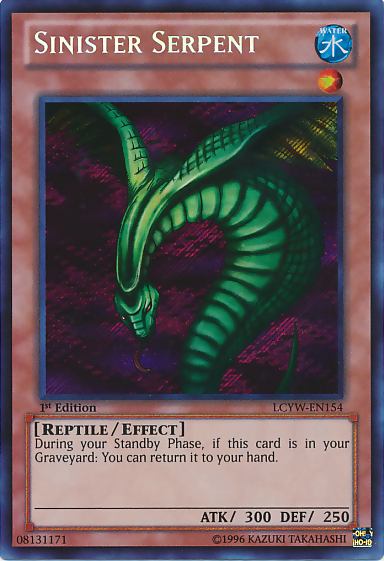 Sinister Serpent [LCYW-EN154] Secret Rare | Gear Gaming Fayetteville