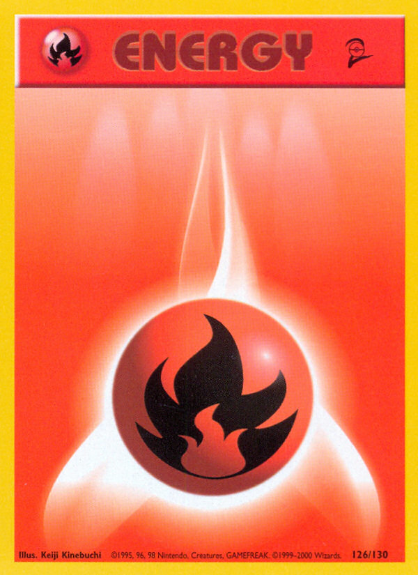 Fire Energy (126/130) [Base Set 2] | Gear Gaming Fayetteville