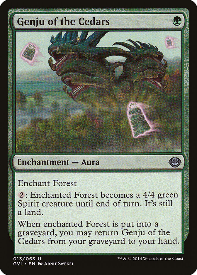 Genju of the Cedars (Garruk vs. Liliana) [Duel Decks Anthology] | Gear Gaming Fayetteville