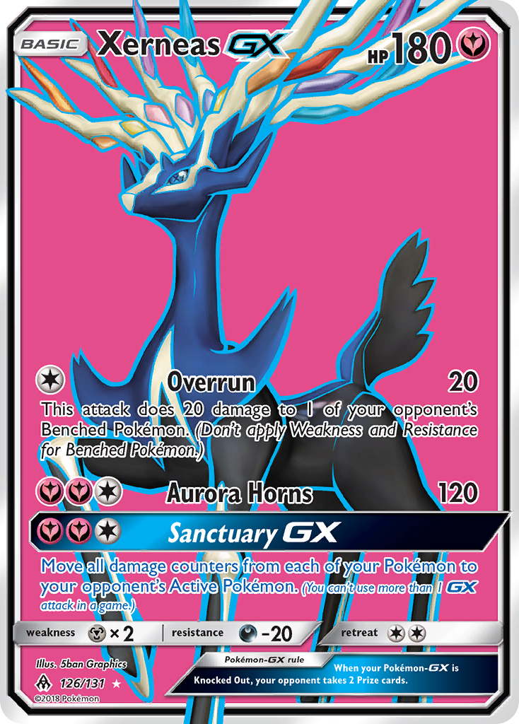 Xerneas GX (126/131) [Sun & Moon: Forbidden Light] | Gear Gaming Fayetteville