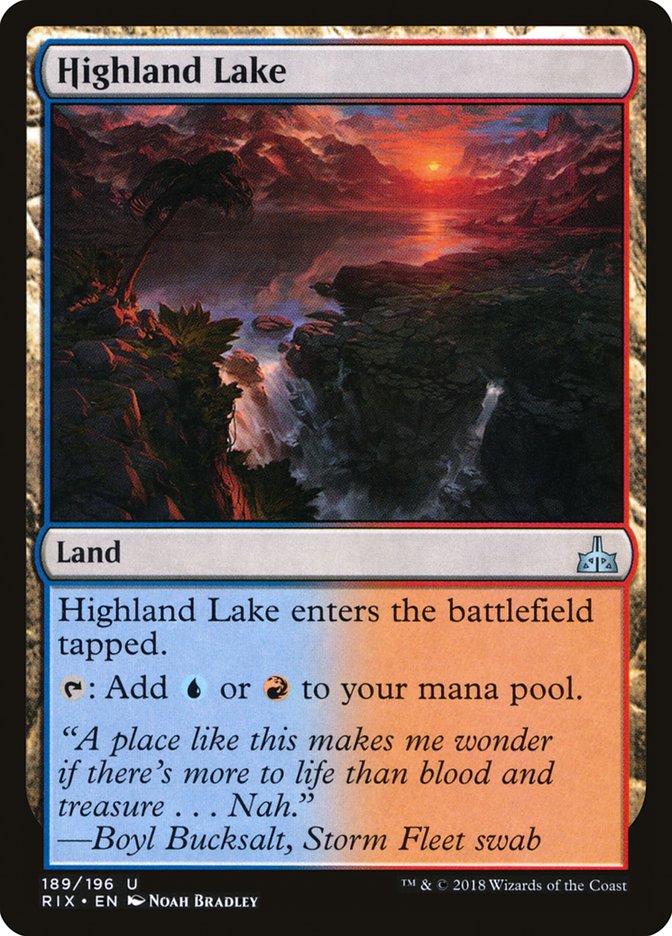 Highland Lake [Rivals of Ixalan] | Gear Gaming Fayetteville