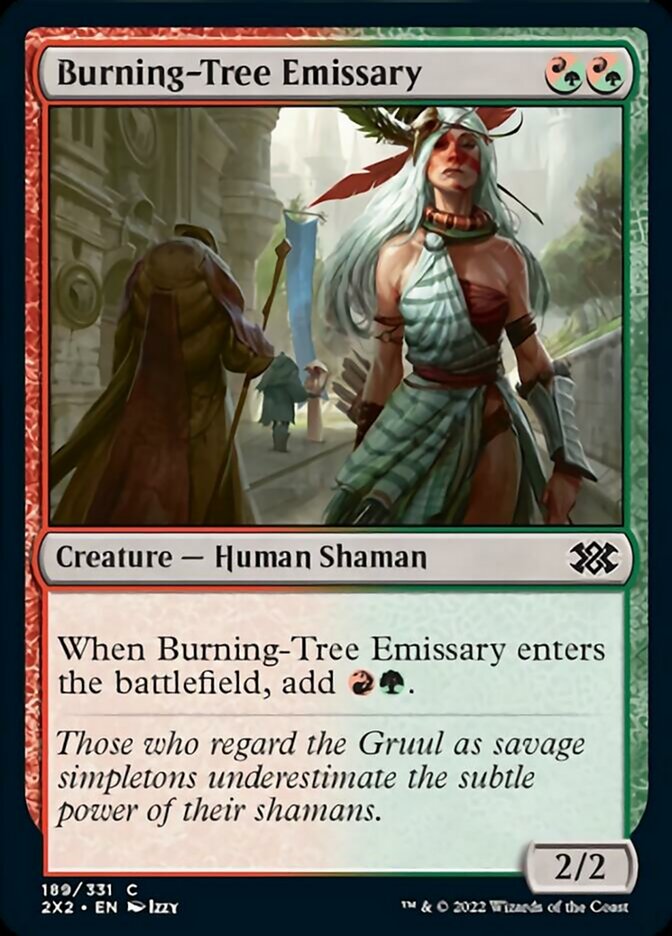 Burning-Tree Emissary [Double Masters 2022] | Gear Gaming Fayetteville