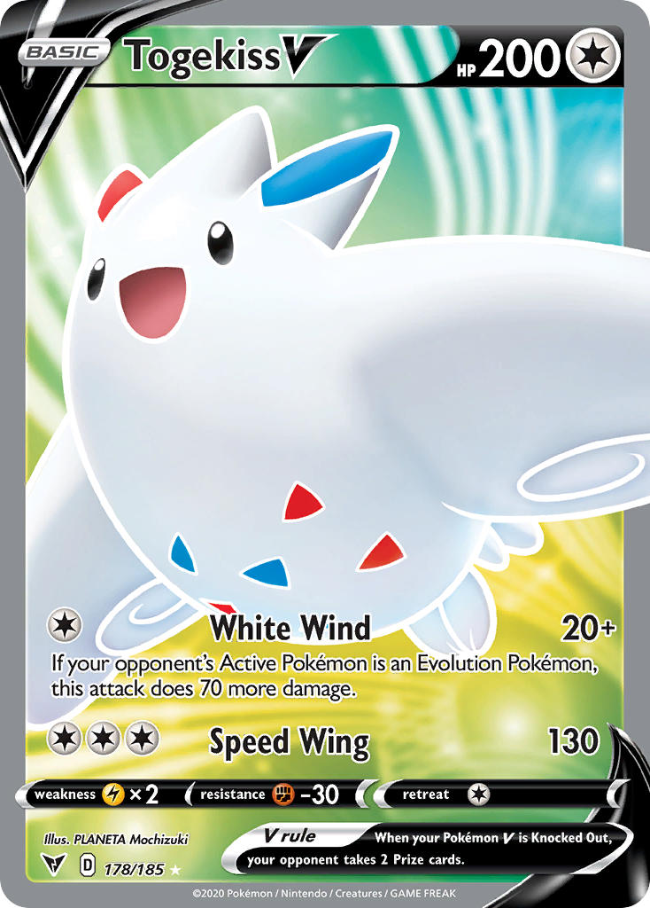 Togekiss V (178/185) [Sword & Shield: Vivid Voltage] | Gear Gaming Fayetteville