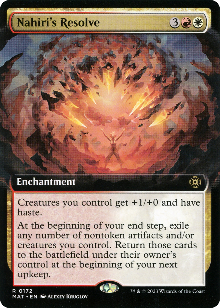 Nahiri's Resolve (Extended Art) [March of the Machine: The Aftermath] | Gear Gaming Fayetteville