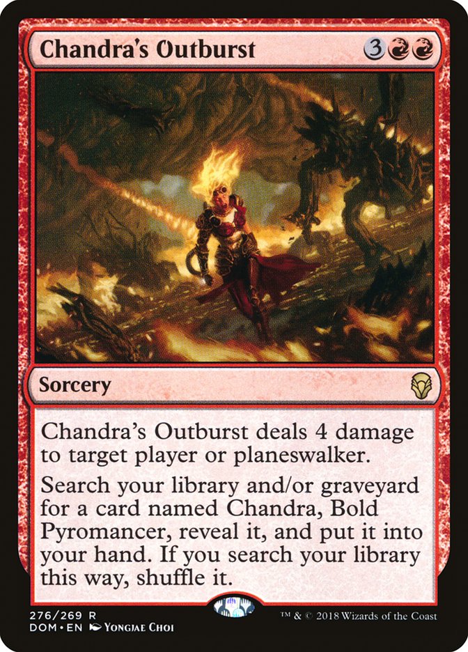 Chandra's Outburst [Dominaria] | Gear Gaming Fayetteville