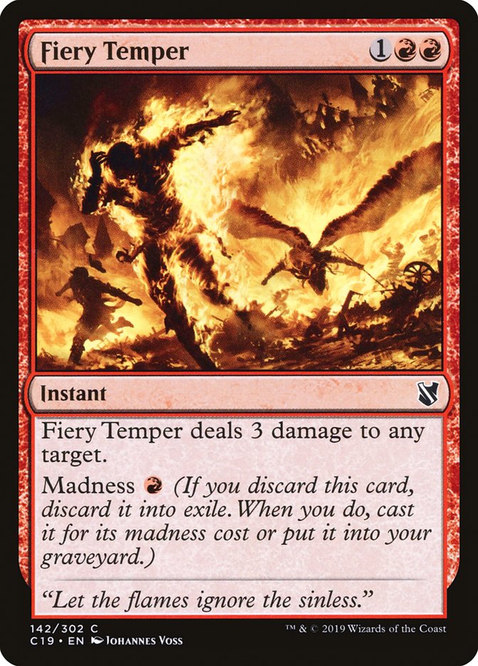 Fiery Temper [Commander 2019] | Gear Gaming Fayetteville