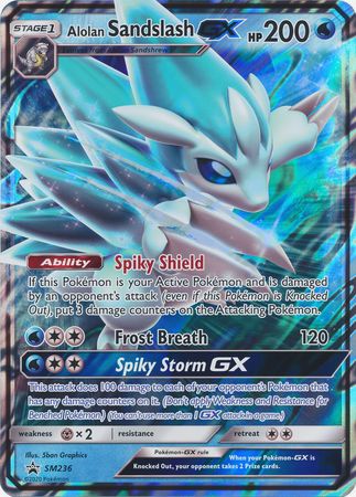 Alolan Sandslash GX (SM236) (Jumbo Card) [Sun & Moon: Black Star Promos] | Gear Gaming Fayetteville