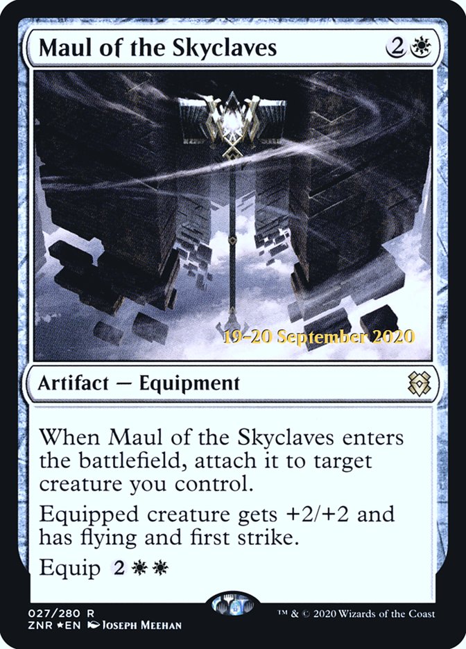 Maul of the Skyclaves [Zendikar Rising Prerelease Promos] | Gear Gaming Fayetteville