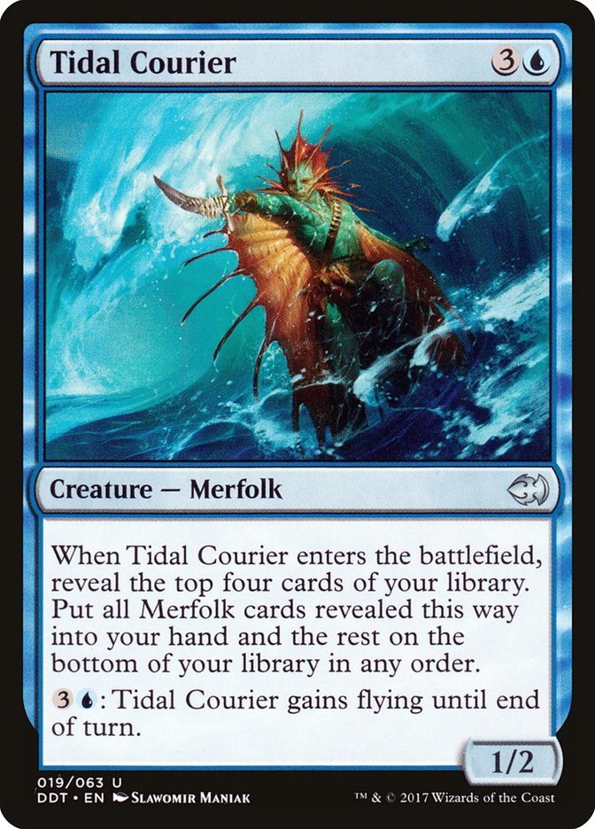 Tidal Courier [Duel Decks: Merfolk vs. Goblins] | Gear Gaming Fayetteville