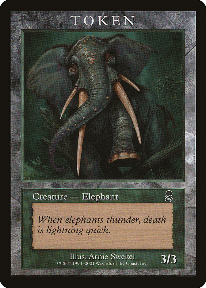 Elephant Token [Magic Player Rewards 2002] | Gear Gaming Fayetteville