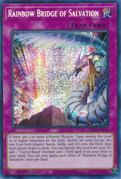 Rainbow Bridge of Salvation [MP22-EN270] Prismatic Secret Rare | Gear Gaming Fayetteville