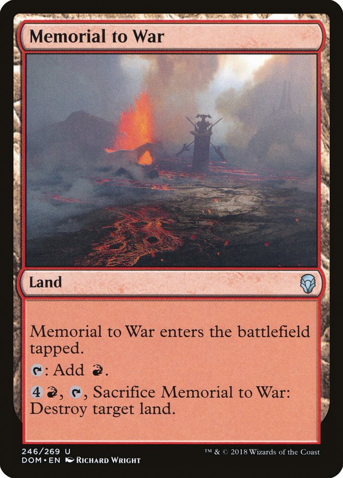 Memorial to War [Dominaria] | Gear Gaming Fayetteville