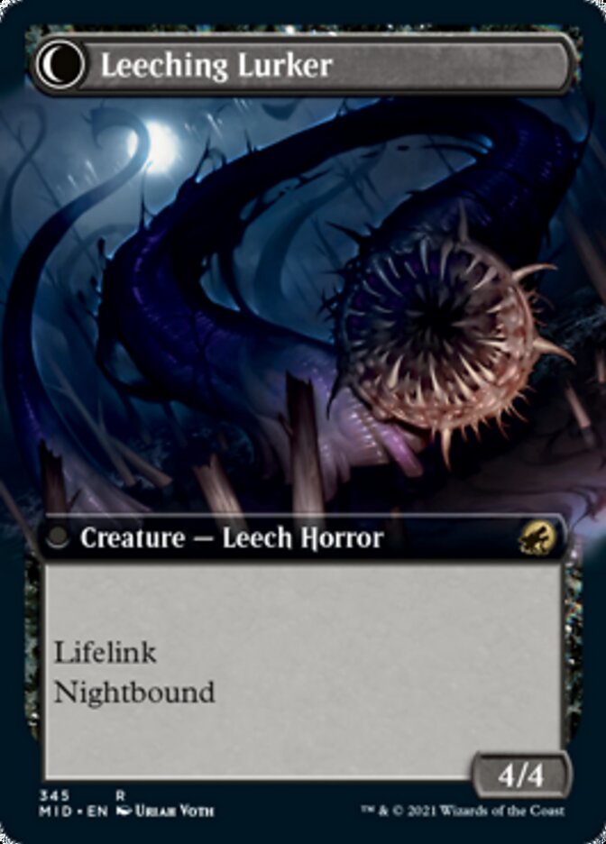 Curse of Leeches // Leeching Lurker (Extended Art) [Innistrad: Midnight Hunt] | Gear Gaming Fayetteville