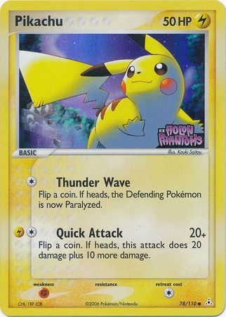 Pikachu (78/110) (Stamped) [EX: Holon Phantoms] | Gear Gaming Fayetteville