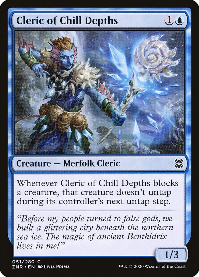 Cleric of Chill Depths [Zendikar Rising] | Gear Gaming Fayetteville