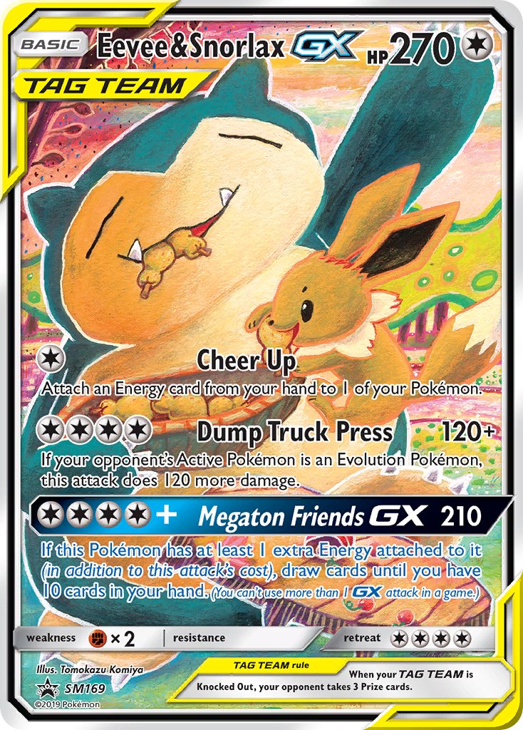 Eevee & Snorlax GX (SM169) [Sun & Moon: Black Star Promos] | Gear Gaming Fayetteville