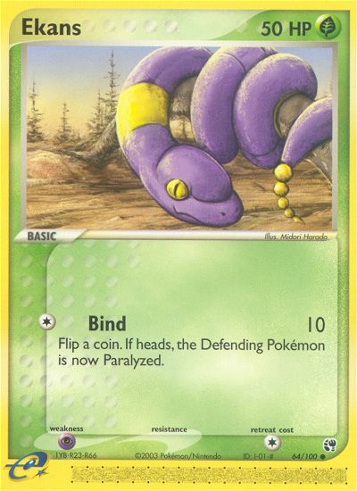 Ekans (64/100) [EX: Sandstorm] | Gear Gaming Fayetteville