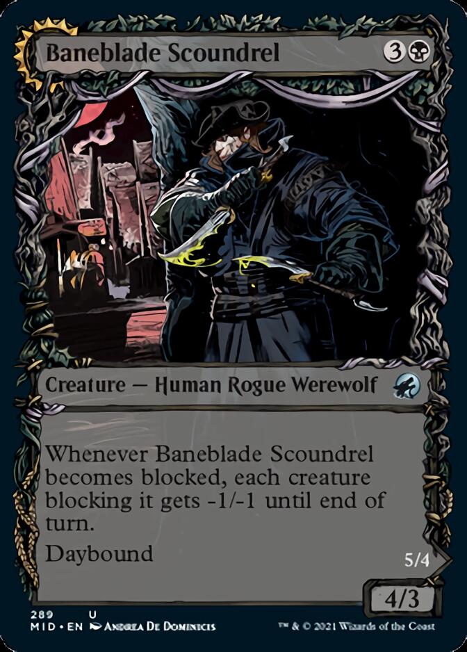 Baneblade Scoundrel // Baneclaw Marauder (Showcase Equinox) [Innistrad: Midnight Hunt] | Gear Gaming Fayetteville