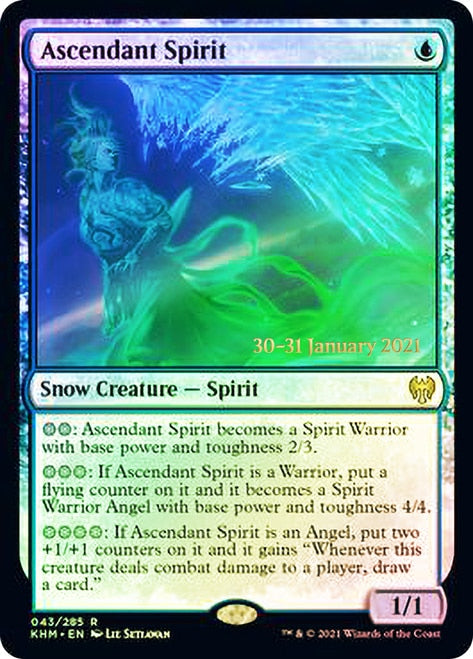 Ascendant Spirit [Kaldheim Prerelease Promos] | Gear Gaming Fayetteville