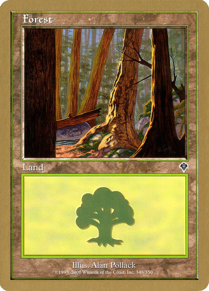 Forest (jt348a) (Jan Tomcani) [World Championship Decks 2001] | Gear Gaming Fayetteville