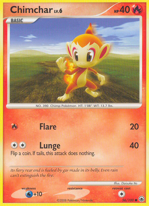 Chimchar (56/100) [Diamond & Pearl: Majestic Dawn] | Gear Gaming Fayetteville