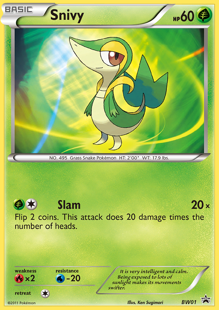 Snivy (BW01) [Black & White: Black Star Promos] | Gear Gaming Fayetteville