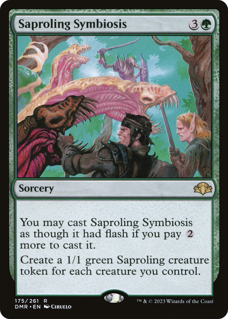 Saproling Symbiosis [Dominaria Remastered] | Gear Gaming Fayetteville