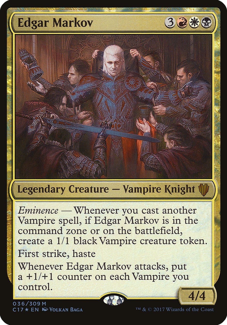 Edgar Markov (Oversized) [Commander 2017 Oversized] | Gear Gaming Fayetteville