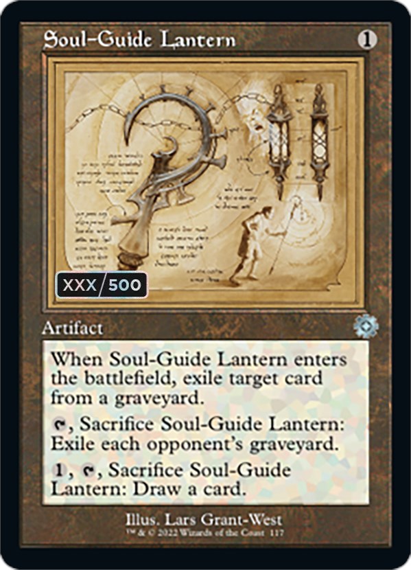 Soul-Guide Lantern (Retro Schematic) (Serialized) [The Brothers' War Retro Artifacts] | Gear Gaming Fayetteville