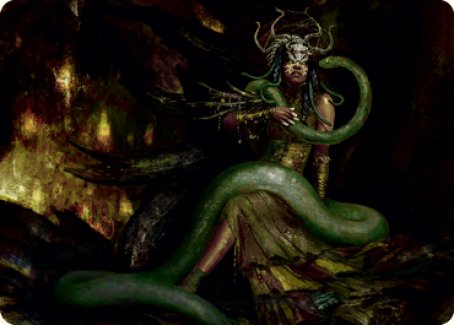 Saryth, the Viper's Fang Art Card [Innistrad: Midnight Hunt Art Series] | Gear Gaming Fayetteville