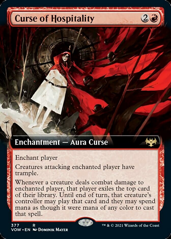 Curse of Hospitality (Extended Art) [Innistrad: Crimson Vow] | Gear Gaming Fayetteville