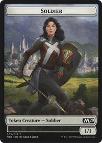 Soldier // Zombie Double-Sided Token [Game Night 2019 Tokens] | Gear Gaming Fayetteville