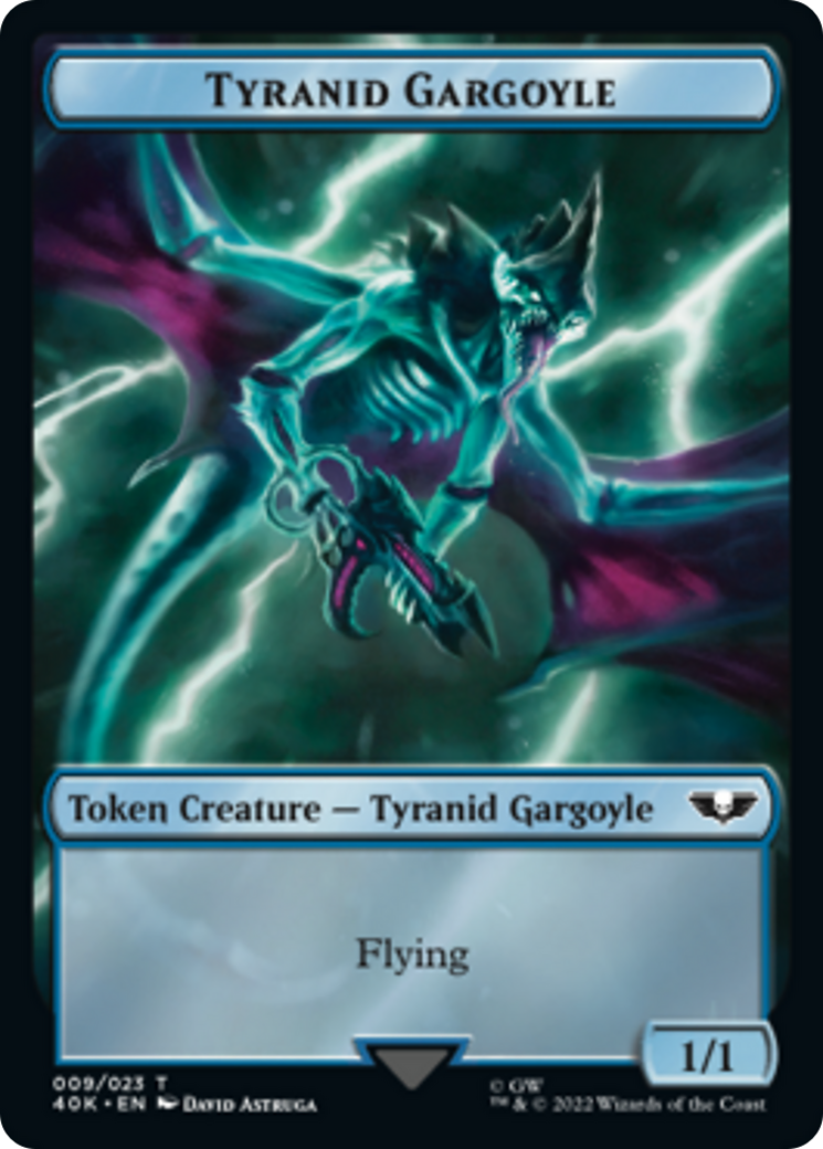 Tyranid (17) // Tyranid Gargoyle Double-Sided Token [Warhammer 40,000 Tokens] | Gear Gaming Fayetteville