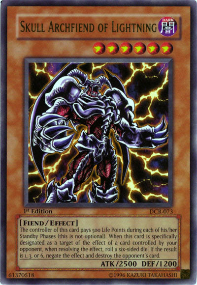 Skull Archfiend of Lightning [DCR-073] Ultra Rare | Gear Gaming Fayetteville