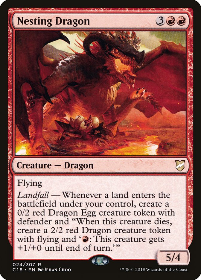 Nesting Dragon [Commander 2018] | Gear Gaming Fayetteville