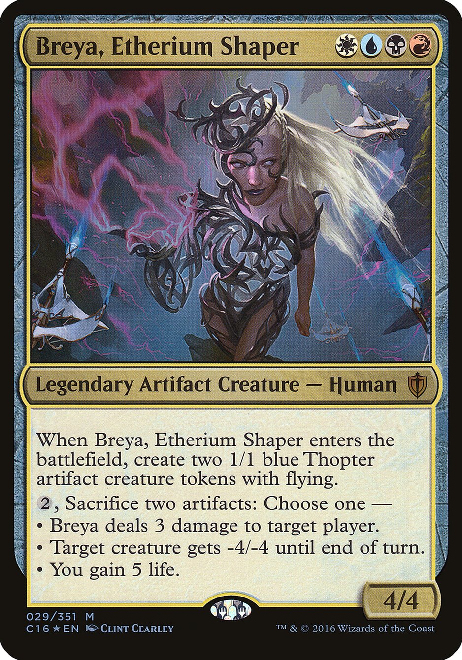 Breya, Etherium Shaper (Oversized) [Commander 2016 Oversized] | Gear Gaming Fayetteville