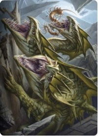 Grakmaw, Skyclave Ravager Art Card [Zendikar Rising Art Series] | Gear Gaming Fayetteville