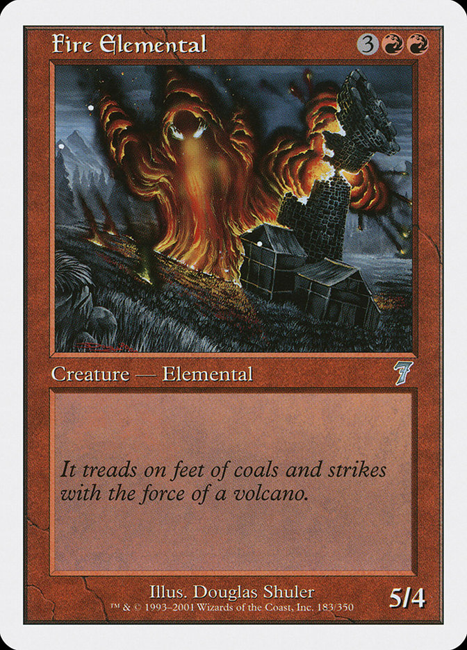 Fire Elemental [Seventh Edition] | Gear Gaming Fayetteville