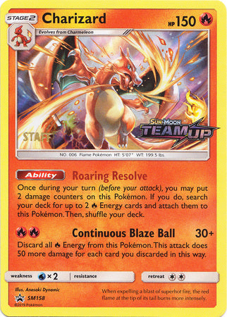 Charizard (SM158) (Staff) [Sun & Moon: Black Star Promos] | Gear Gaming Fayetteville